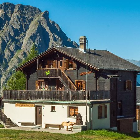 Gruppenhaus Im Walliser Alpstyle Rosswald Dış mekan fotoğraf