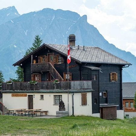 Gruppenhaus Im Walliser Alpstyle Rosswald Dış mekan fotoğraf