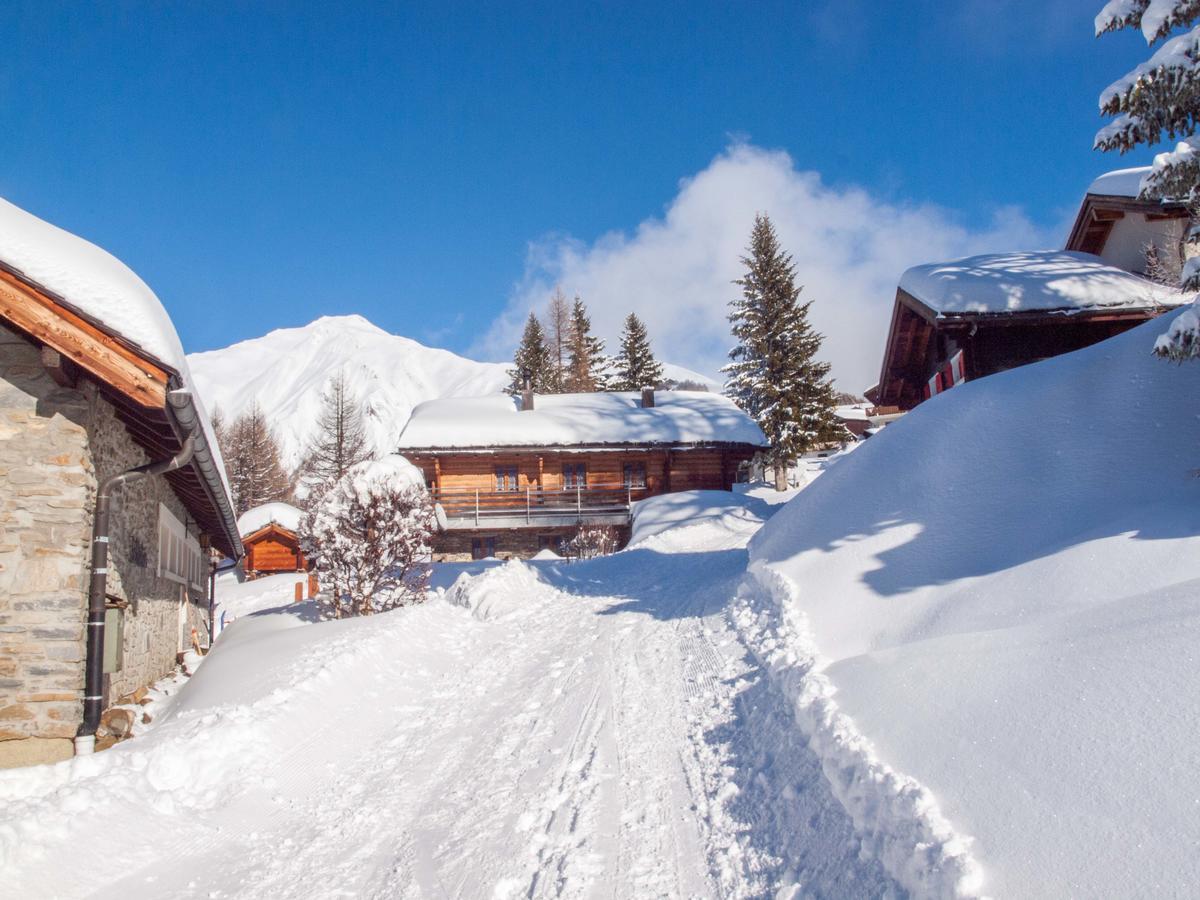 Gruppenhaus Im Walliser Alpstyle Rosswald Dış mekan fotoğraf