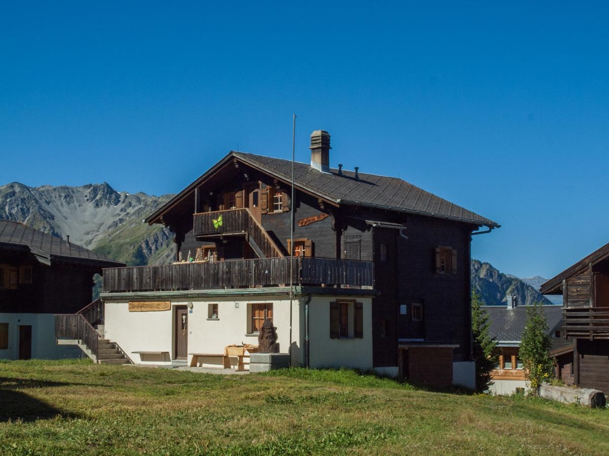 Gruppenhaus Im Walliser Alpstyle Rosswald Dış mekan fotoğraf