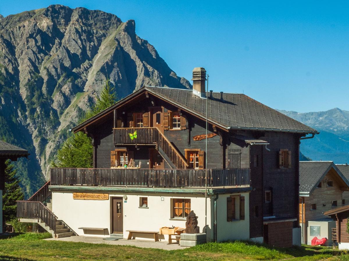 Gruppenhaus Im Walliser Alpstyle Rosswald Dış mekan fotoğraf